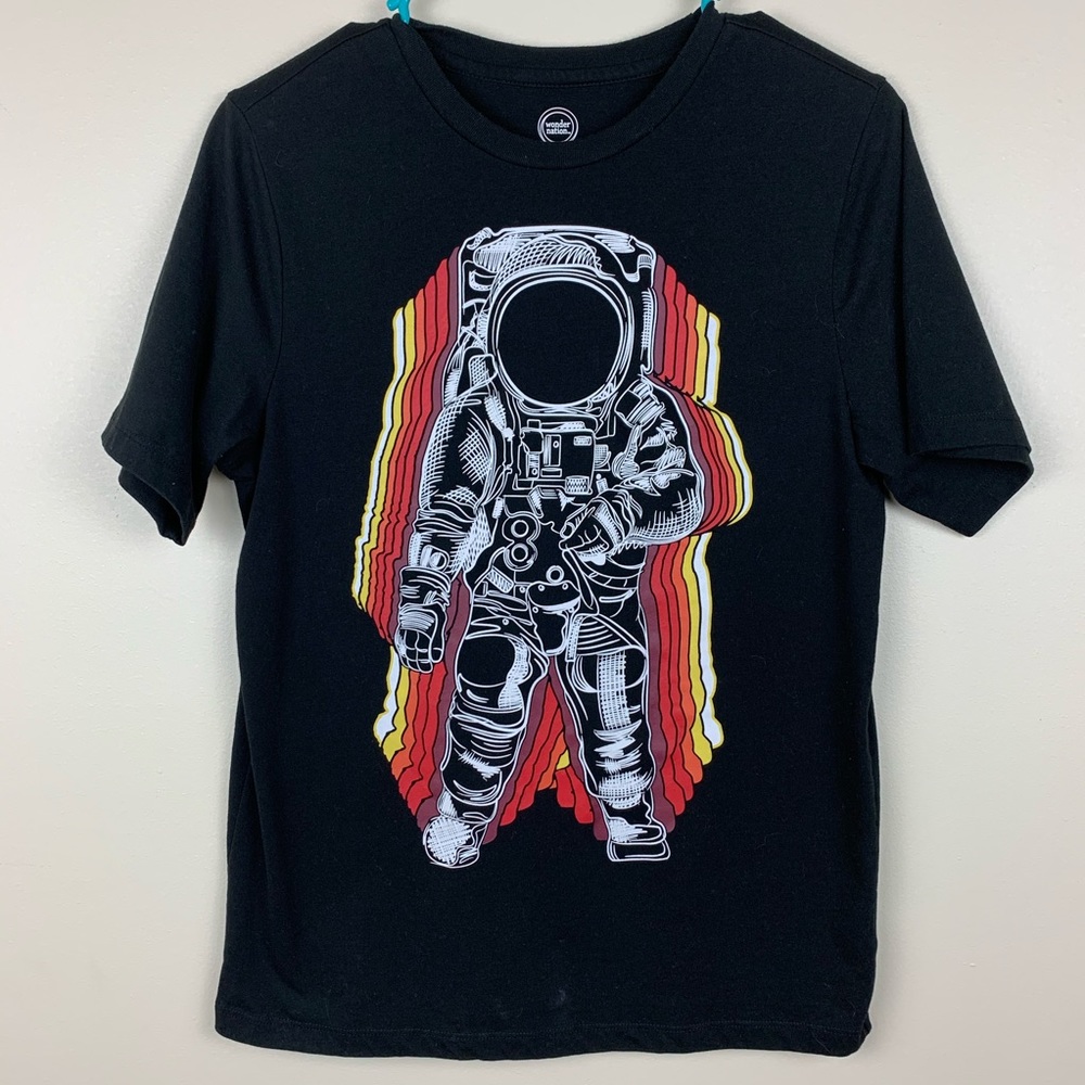 🔥3/15 Wonder Nation Kid’s Graphic Tee Black XXL